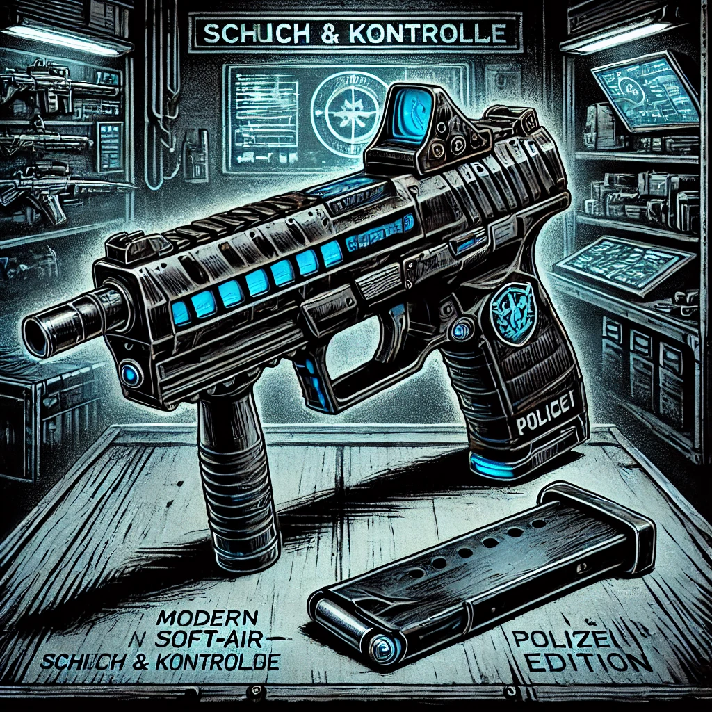 Waffe 7 – Polizei-Pistole (Lunar Enforcer P9)